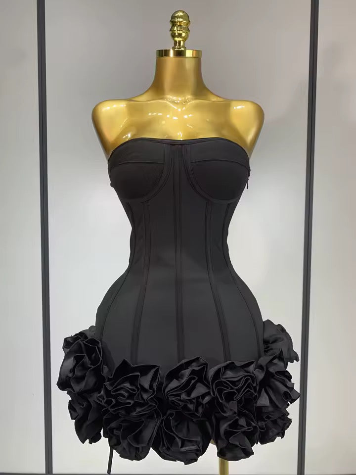 Deanna bandage dress- black