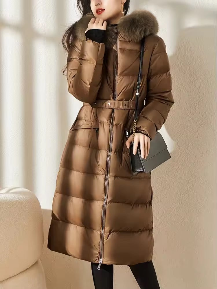 Vanessa down coat- brown