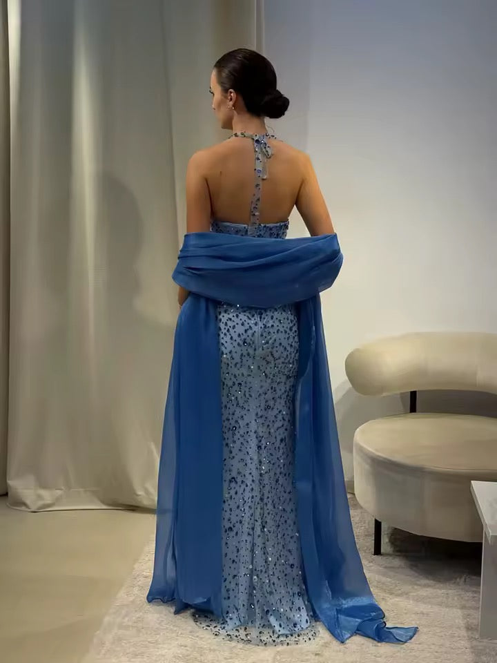 Anais gown- blue
