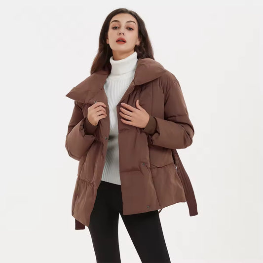 Lala puffer jacket- brown