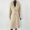Glinda fur coat- dark beige