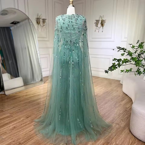 Amalia gown- turquoise