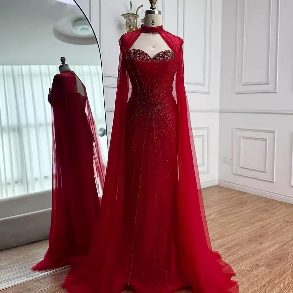 Linda dress- red