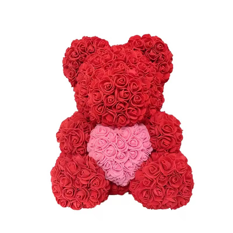 Rose teddy- red/pink
