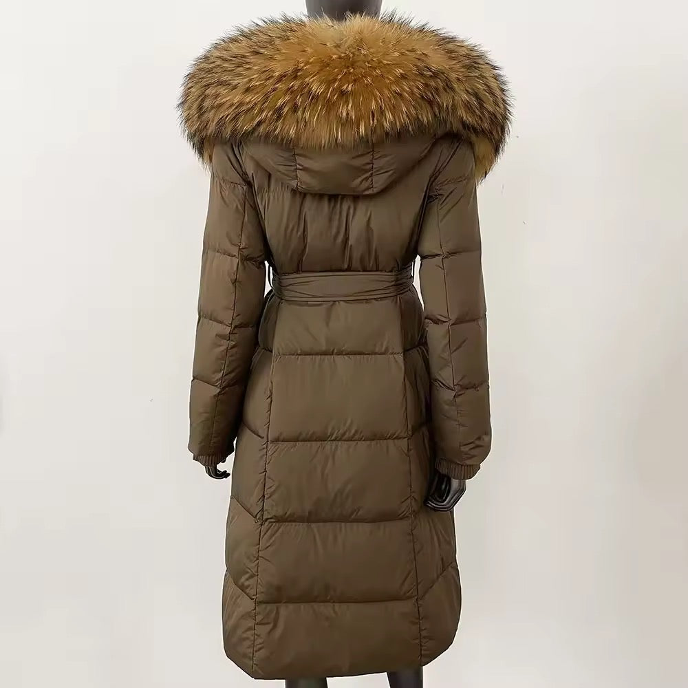 Alexa down coat- brown