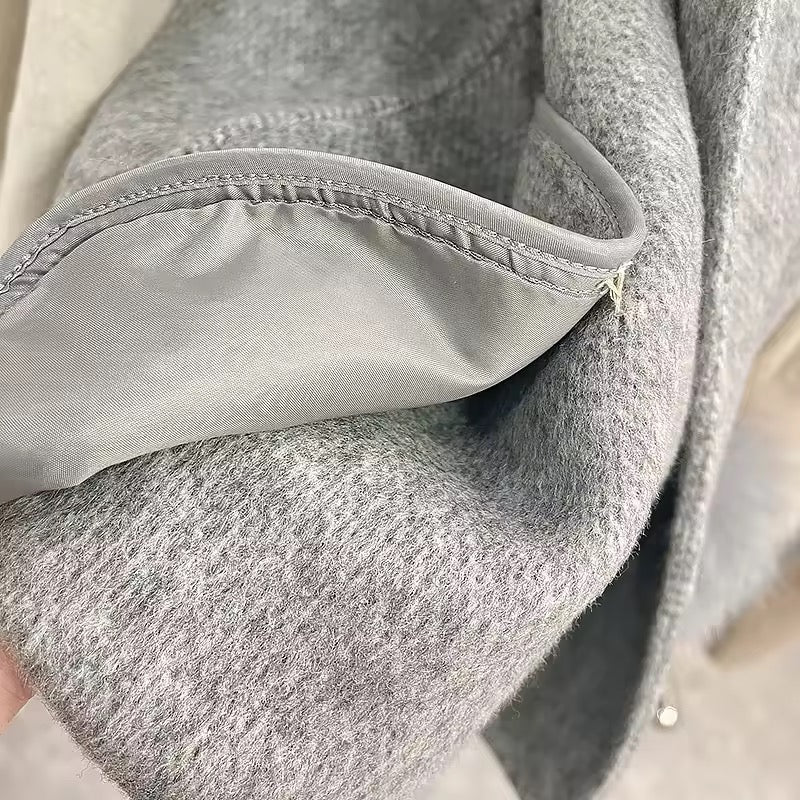 Betsy fake fur coat- grey