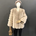 Isabella fur coat- beige