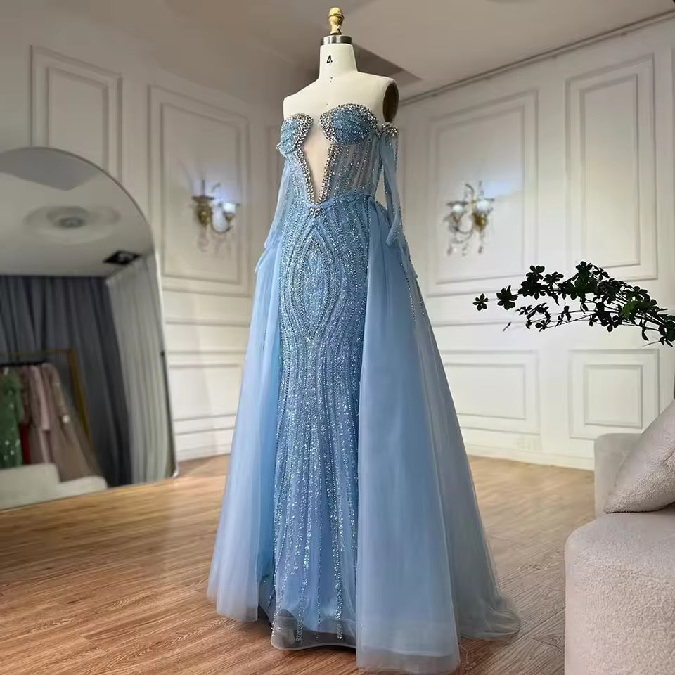 Emilia gown- blue