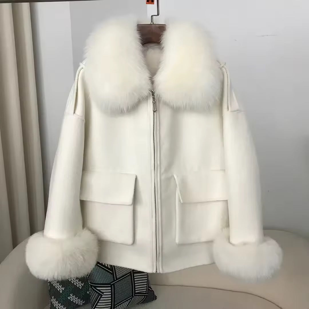 Malika jacket- creamy white