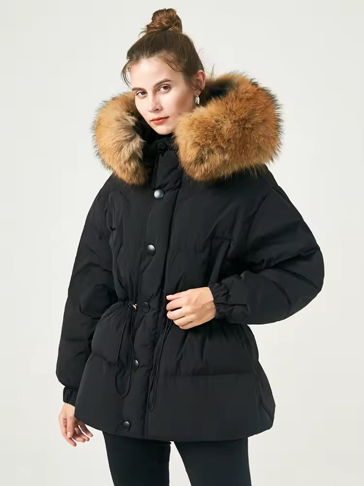 Darcy down coat- black