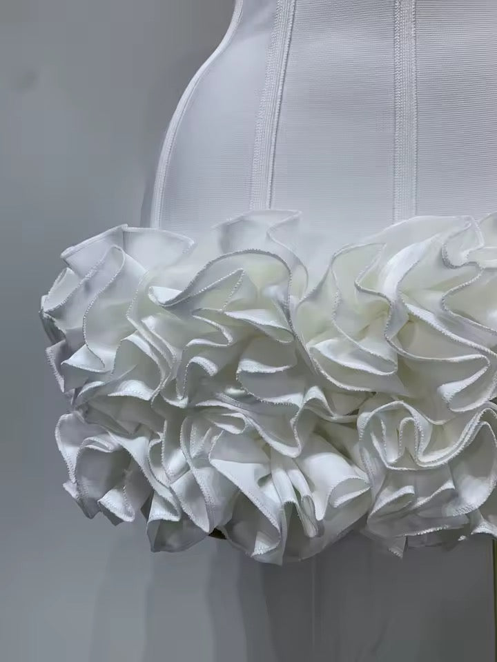 Deanna bandage dress- white