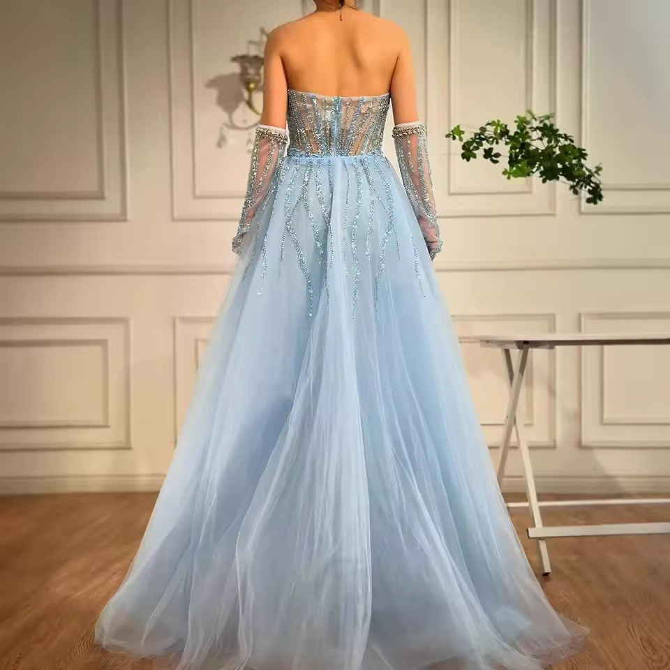 Emilia gown- blue