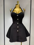 Alessa bandage dress- black