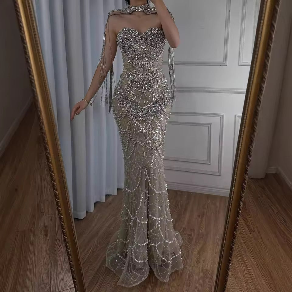Felicia gown- nude