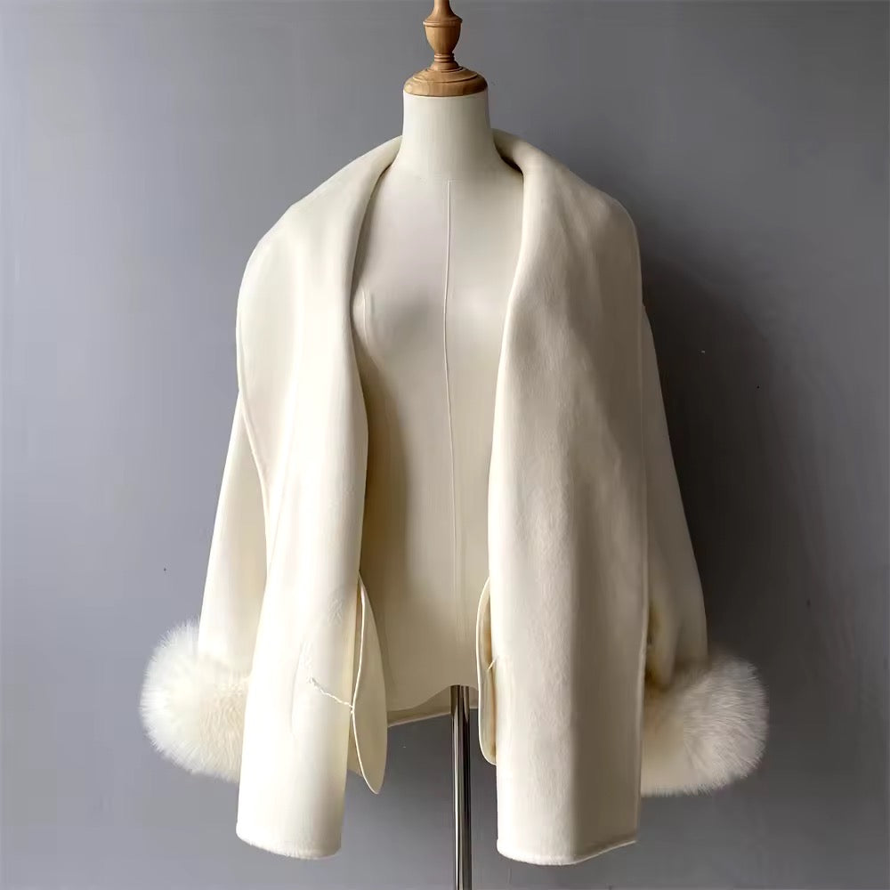 Betsy fur coat- light beige