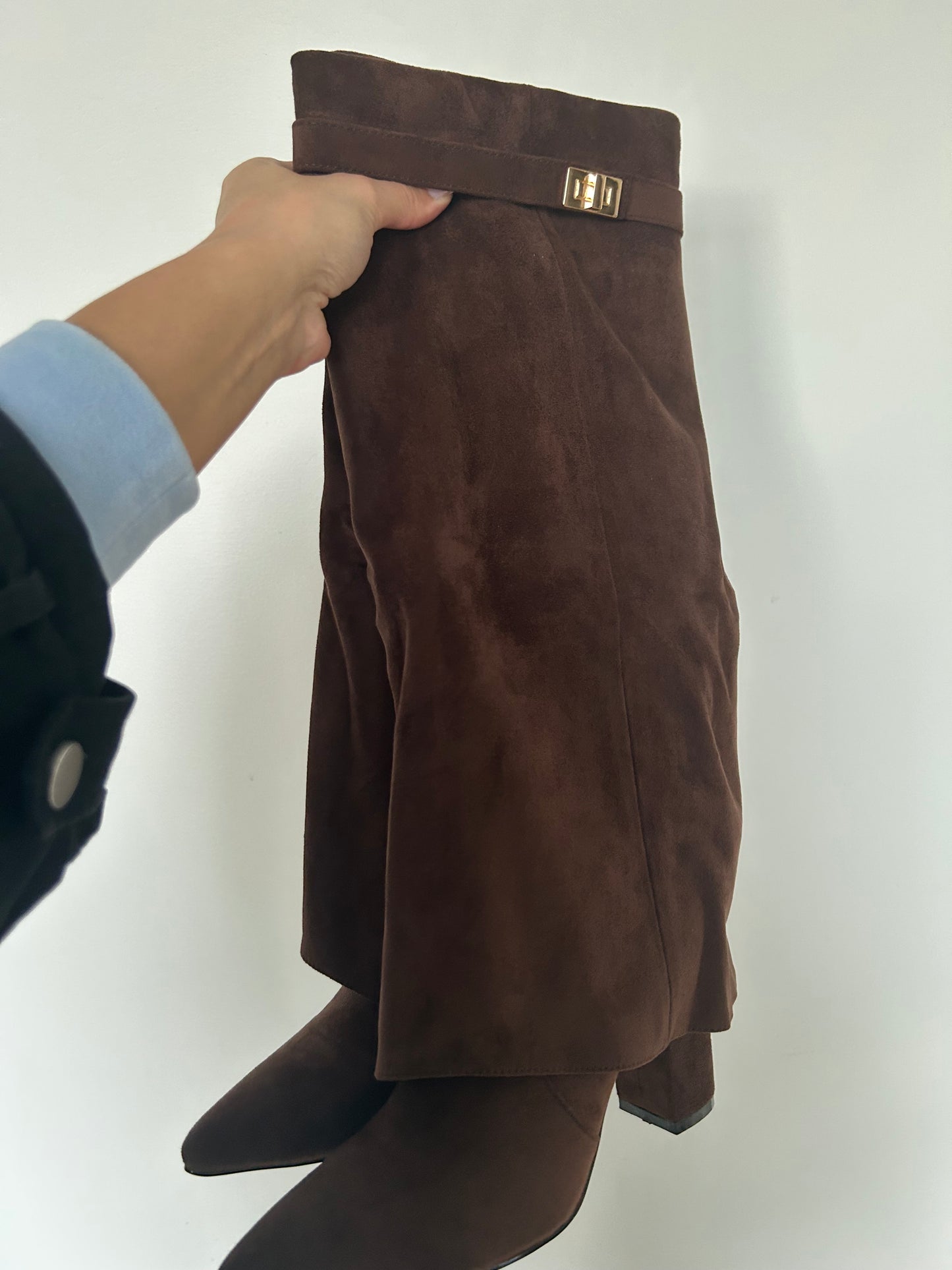 Macy boots- brown suede