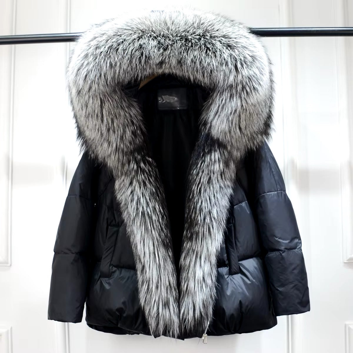 Donatella jacket- black/grey