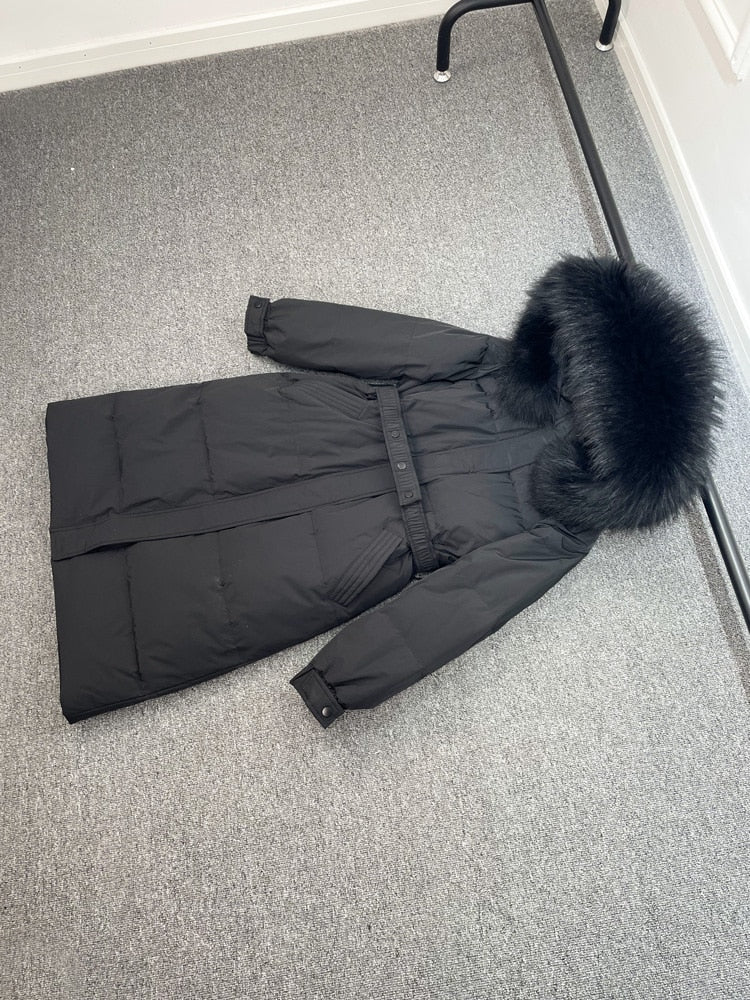 Tessa down coat- black