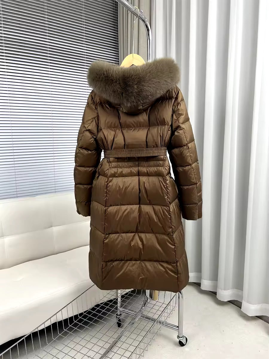 Vanessa down coat- brown
