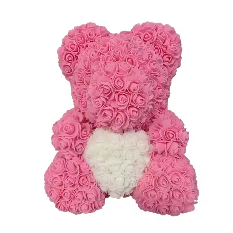Rose teddy- pink/white