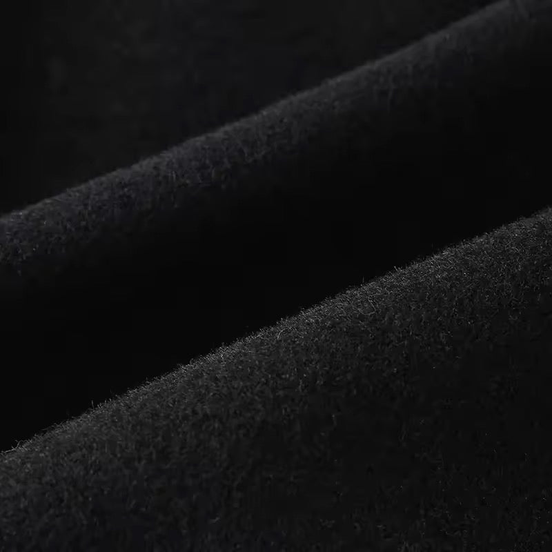 Beatrice faux fur coat- black/brown