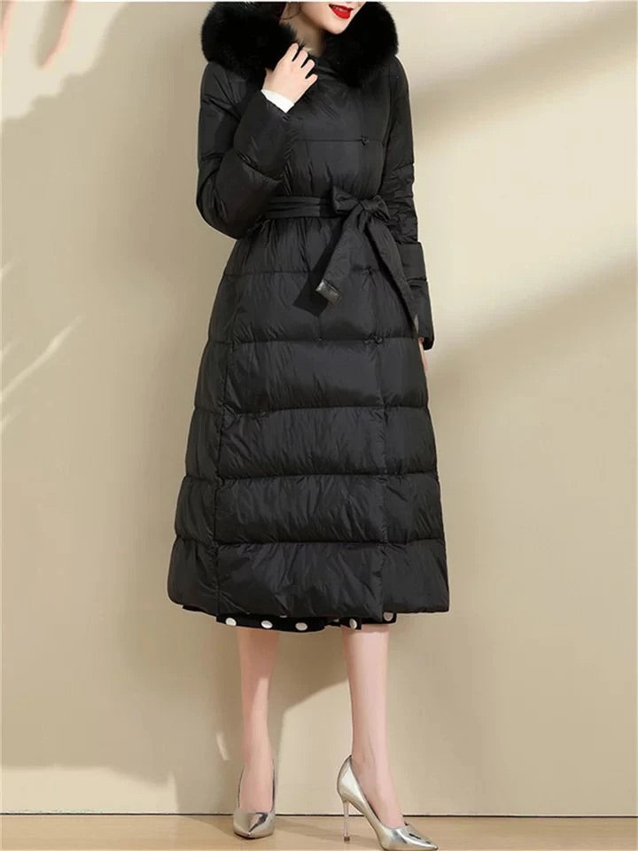 Belle down coat- black