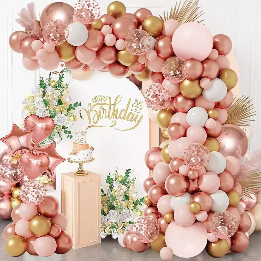 Balloon garland- peach
