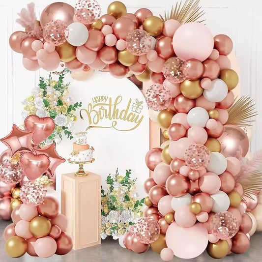 Balloon garland- peach