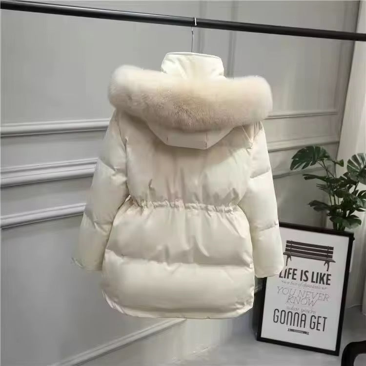 Dina down coat- light beige