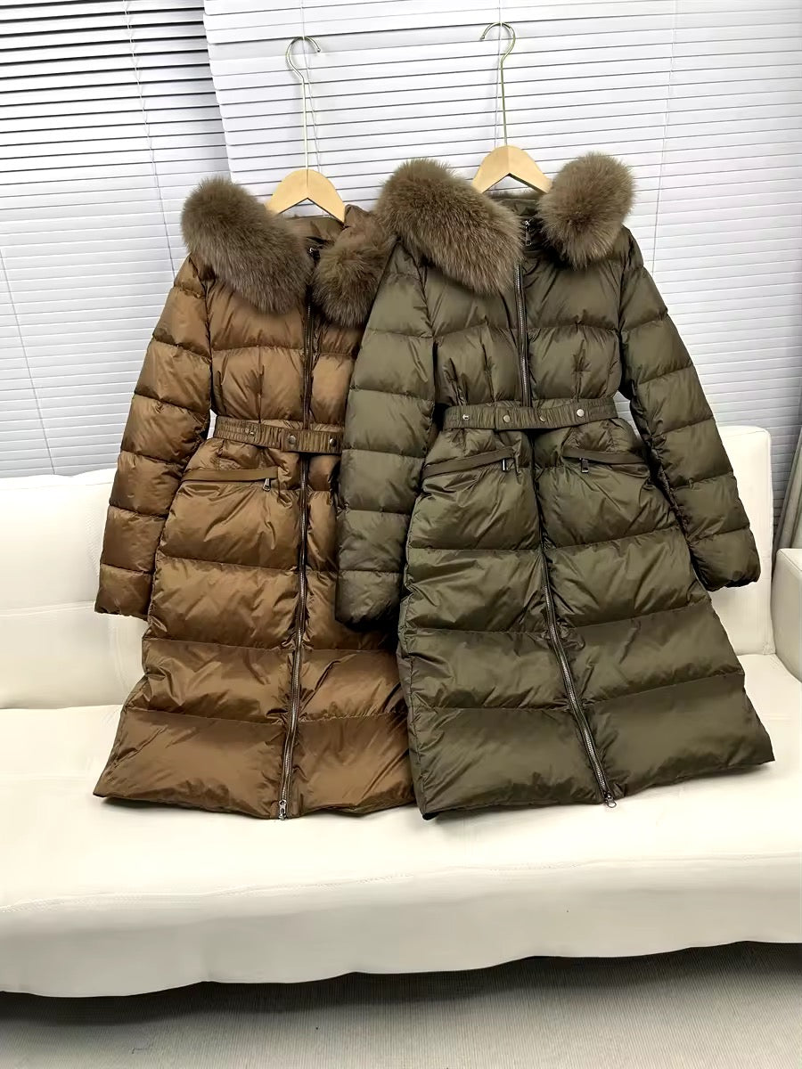 Vanessa down coat- brown