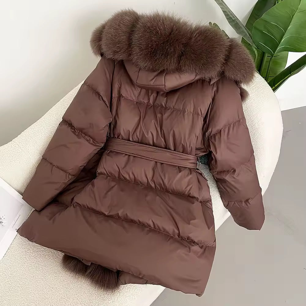 Allison down coat- mauve