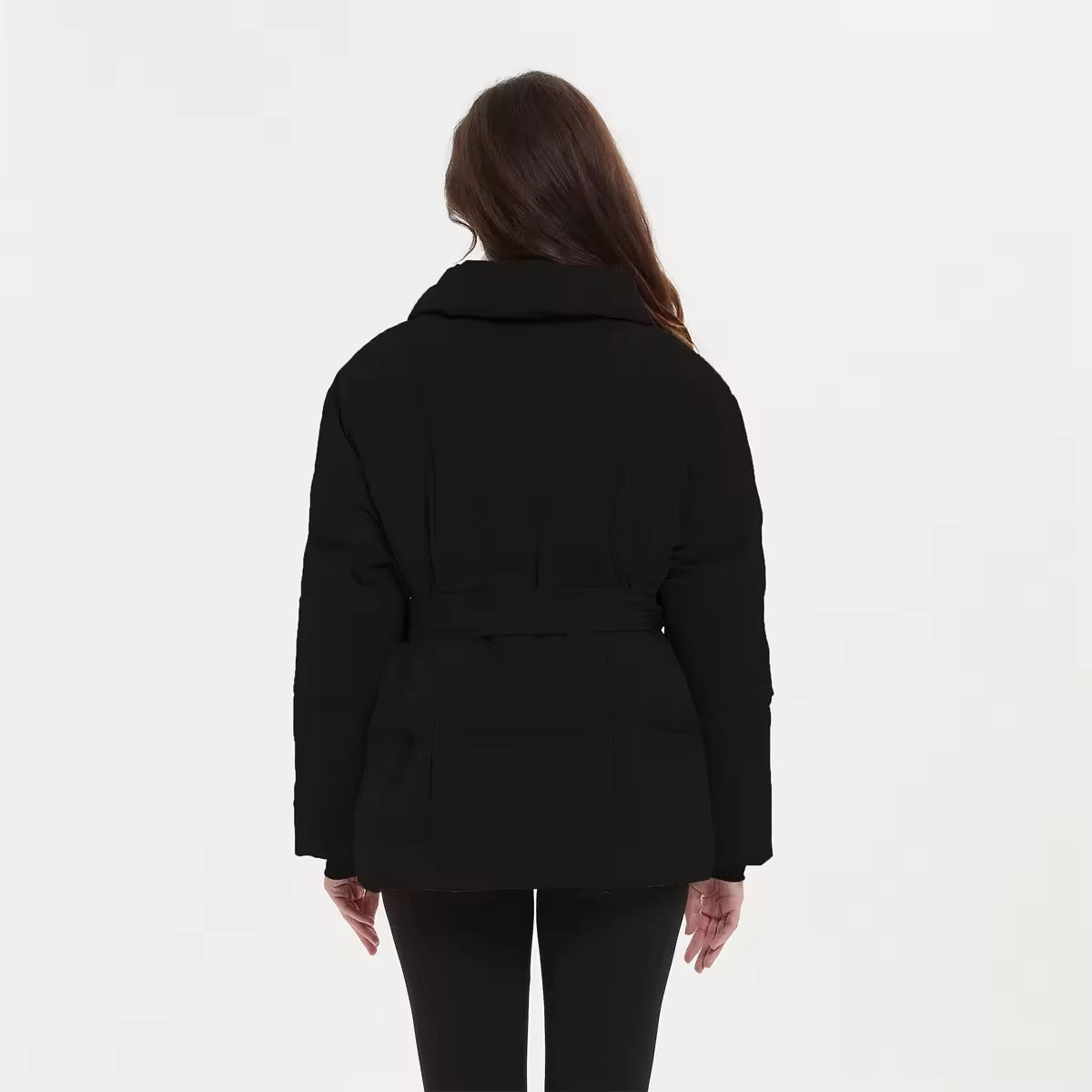 Lala puffer jacket- black