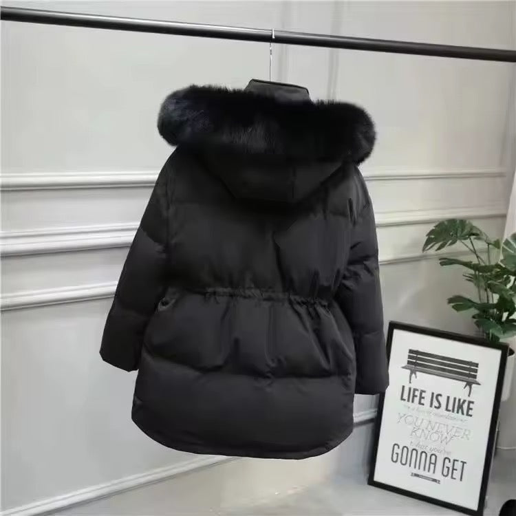 Dina down coat- black