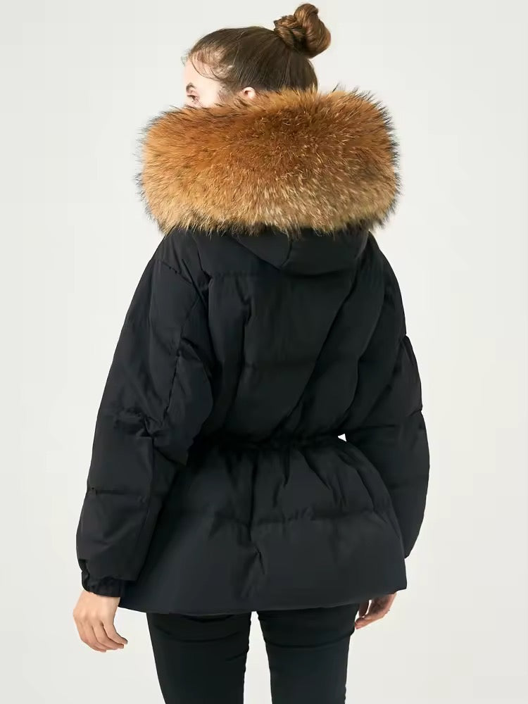 Darcy down coat- black