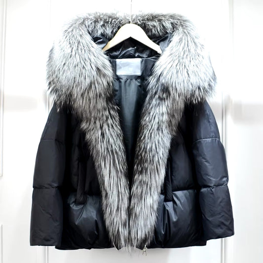 Donatella jacket- black/grey