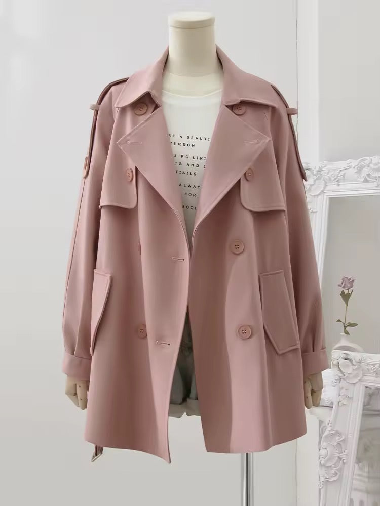 Lina coat- blush