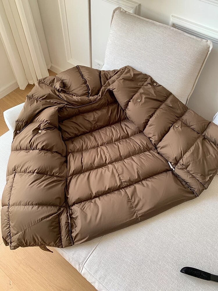Amara down jacket- brown