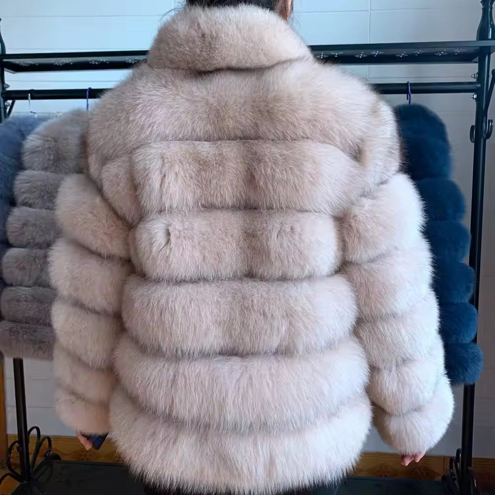 Linda fur jacket- light brown