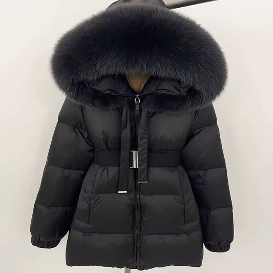 Mischa down coat- black