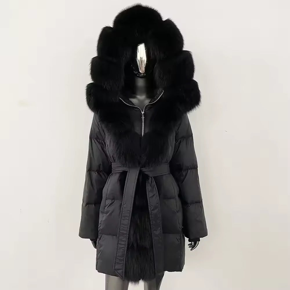 Allison down coat- black