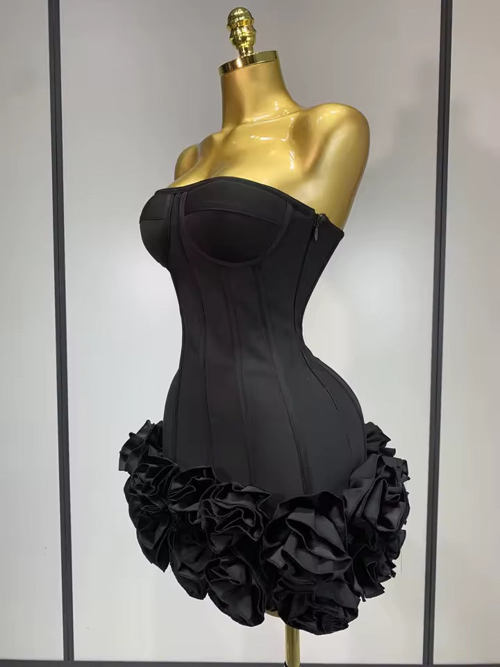 Deanna bandage dress- black