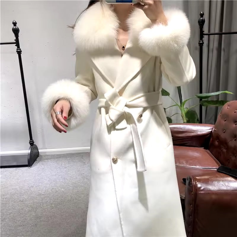 Josephine coat- white