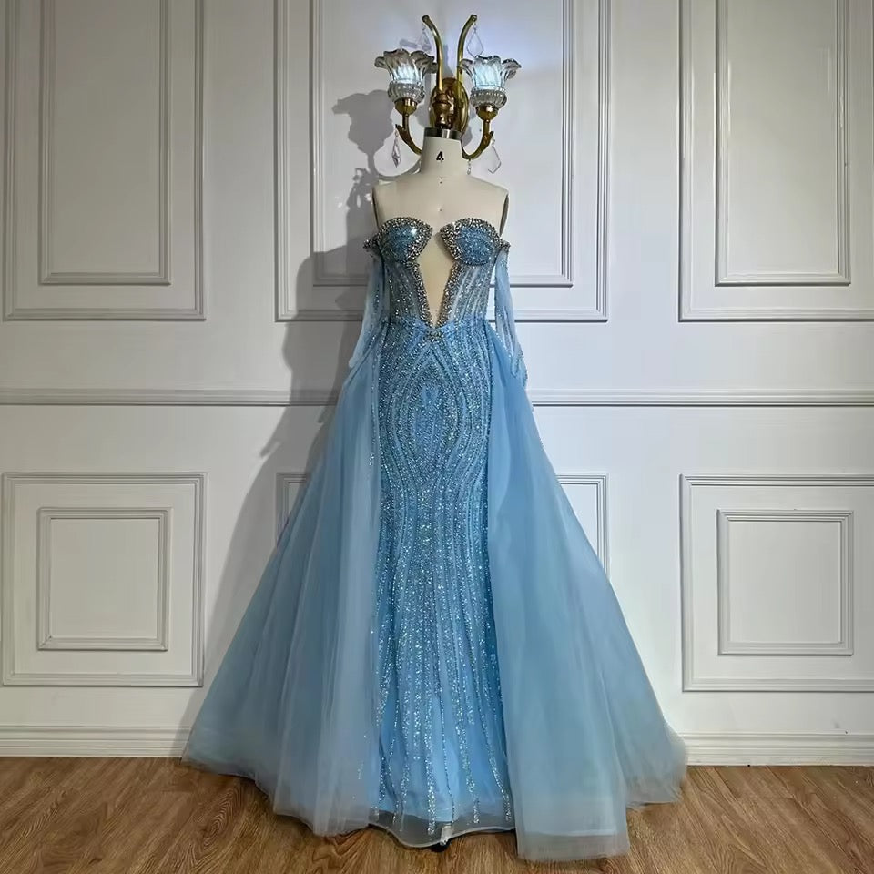 Emilia gown- blue