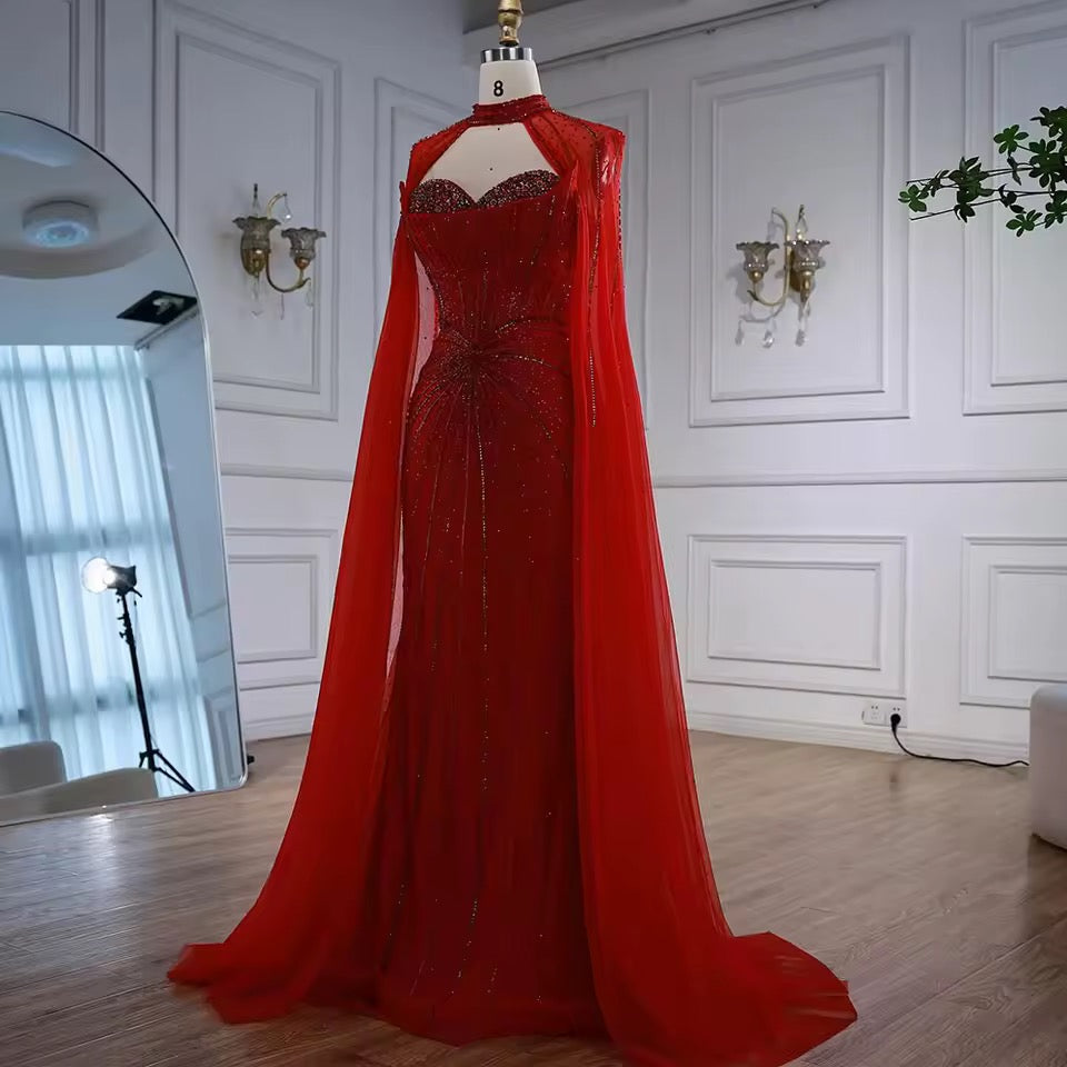 Linda dress- red
