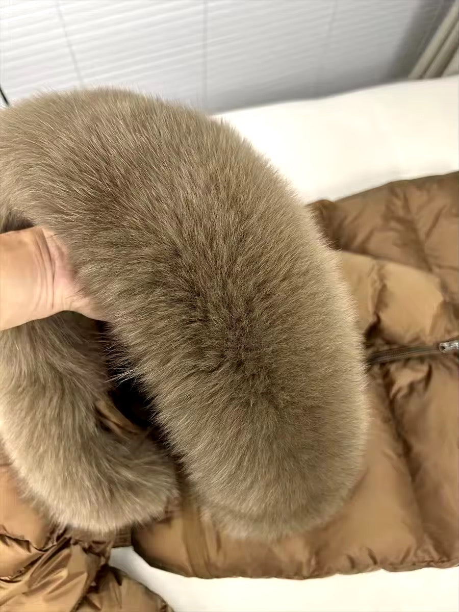 Vanessa down coat- brown