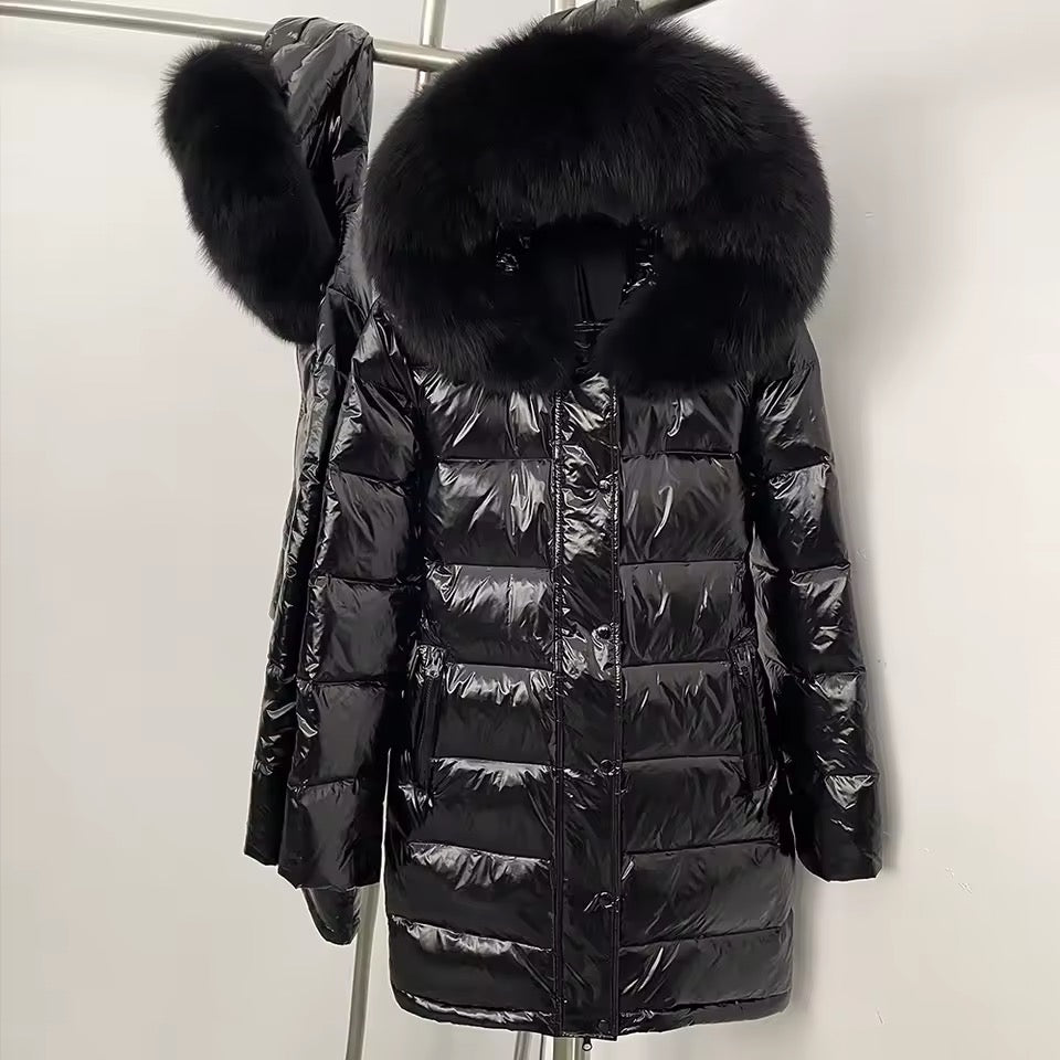 Maxine down coat- black