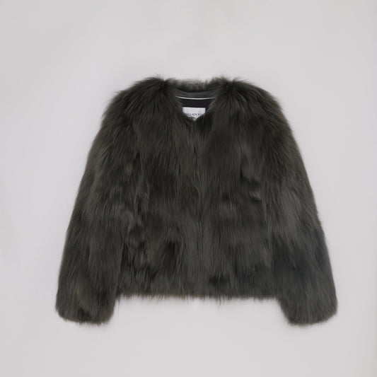 Fireladyfur Women's Fur Coat | Genuine Finnish Fox Fur"Reed Flower"