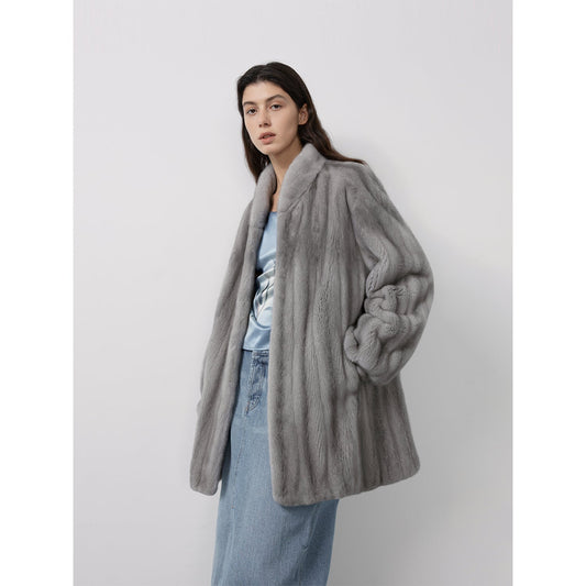 Meteor Variations Sable Fur Coat Women